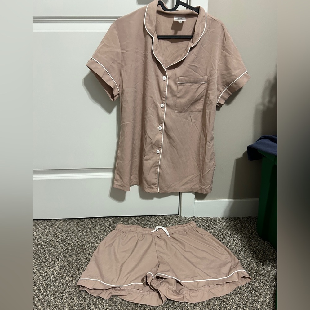 Women's Light Pink Pajama Set